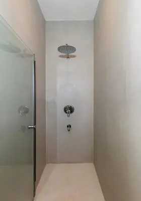 a shower with a glass door in a bathroom at CLK Suites Hotel in Istanbul