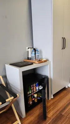 a kitchen with a stove and a counter with food at TAKSİM GOKOTTA SUiTE in Istanbul