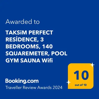 a screenshot of a cell phone with the text wanted to takekin perfect reference at TAKSiM PERFECT RESiDENCE, 3 BEDROOMS, 140 M2, POOL GYM SAUNA ACCESS in Istanbul