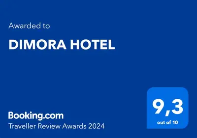 a blue square with the words durora hotel on it at Dimora Hotel Kadıköy in Istanbul