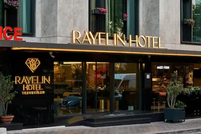 a facade of a building with a royal inn hotel at Rayelin Hotel Istanbul Old City in Istanbul