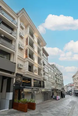 a large building on a city street at Rubby Kadıköy in Istanbul