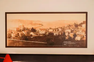 a framed picture of a city on a wall at İstanbul Smart Apart by SUMMITVISTA in Istanbul