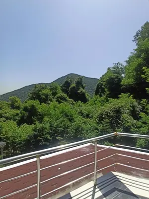 a view of the mountains from a deck at Grandvadi Villa kapalı ısıtmalı havuz in Sapanca
