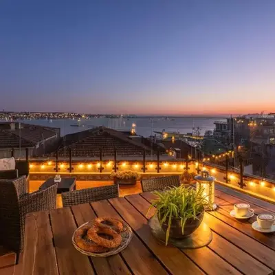 Bosphorus view-Airport shutle-High Speed WIFI-Private parking