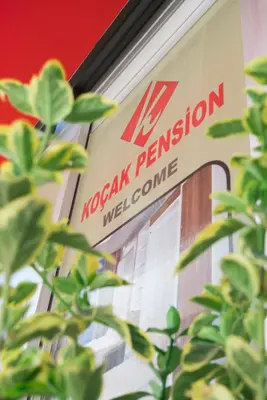 a sign for a noshark perronessenessenessen at Koçak Pansiyon in Istanbul