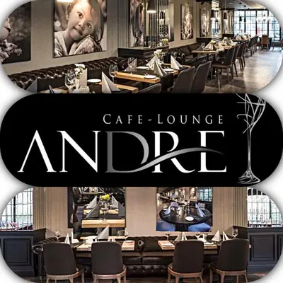 a restaurant with tables and chairs and a sign that reads cafe lounge nadj at Bilek Hotel Kavacık in Istanbul