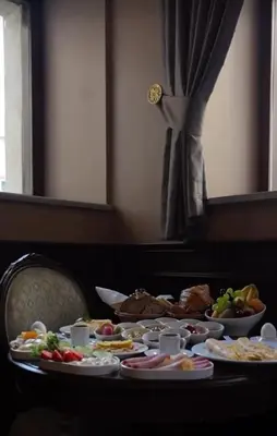 a table with plates of food on top of it at Ring Stone Hotels Old City - Special Class in Istanbul