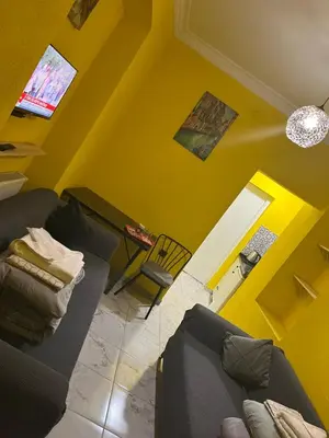 a living room with two couches and a table at Taksim academie house in Istanbul