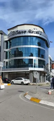 a car is parked in front of a building at Cevvo Hotel Pendik in Istanbul