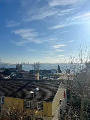 a view of a city with a roof at Mitspark in Istanbul