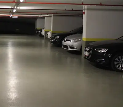 a group of cars parked in a garage at The Leos Residence in Istanbul
