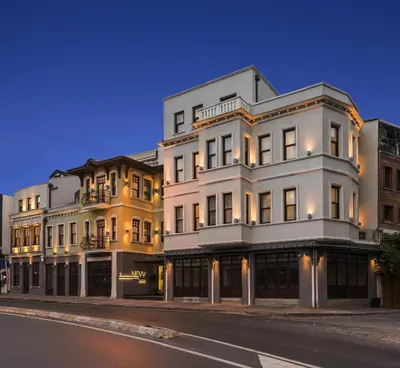 a row of buildings on a city street at Nevv Bosphorus Hotel & Suites in Istanbul