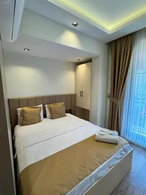 a bedroom with a large bed in a room at Garden Elisa Hotel in Istanbul