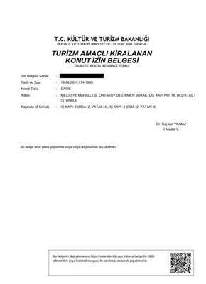 a screenshot of a page of a document at Stunning Bosphorus 2BD2Bath Views Terrace! #357 in Istanbul