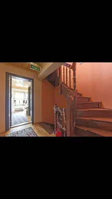 a room with a staircase and a stair case at Hotel No 34 in Istanbul