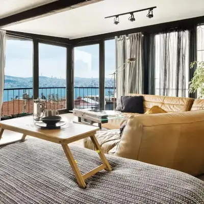 Panoramic Sea View Loft with Terrace BBQ