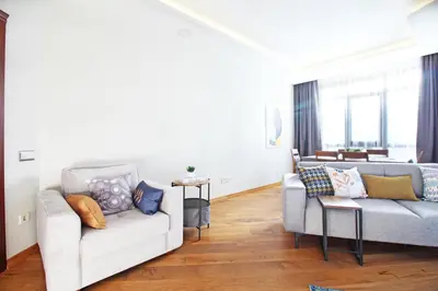 a living room with two couches and a table at Excellent Apartments Fatih Serenity in Istanbul