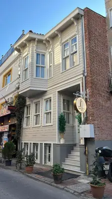 a building on the corner of a street at Lighthouse in Istanbul