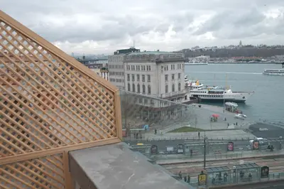 a view of a city with a river and buildings at Nordstern Hotel Galata in Istanbul