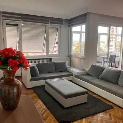 Spacious flat with wide view