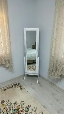 a mirror in the corner of a room at Farm Village in Sakarya