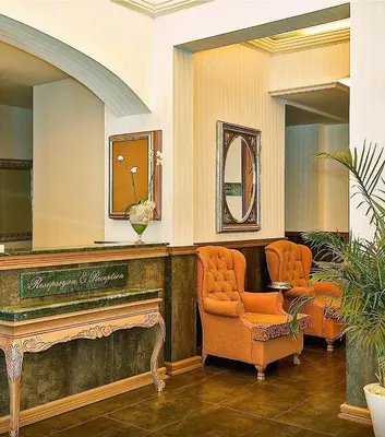 a room with a piano and two chairs and a mirror at Anemon Bursa Gönlüferah Termal&Spa Otel in Bursa