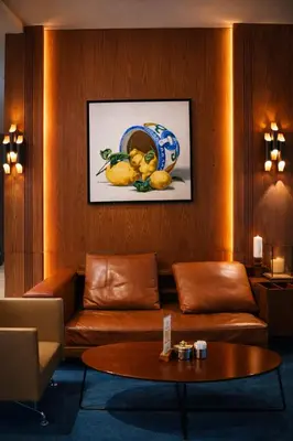 a living room with a couch and a table at Dosso Dossi Hotels & SPA Downtown in Istanbul