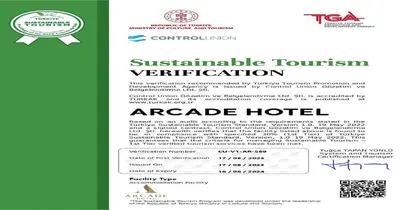a permit for a sustainable tourism revitalizationacco hotel at Arcade Hotel & SPA Nisantasi in Istanbul