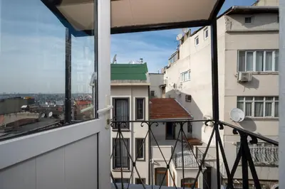 a view from the balcony of a building at TAKSIM SUITE Apartment in Istanbul