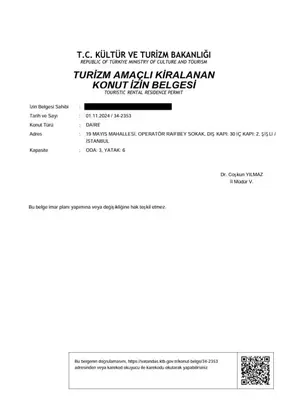 a screenshot of a page of a document at Bright Charming Modern 3BD2Bath Balcony! #367 in Istanbul