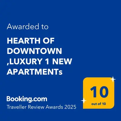 a yellow sign with the words benefit of downtown luxury new apartments at HEARTH OF DOWNTOWN ,LUXURY 1 NEW APARTMENTs in Istanbul