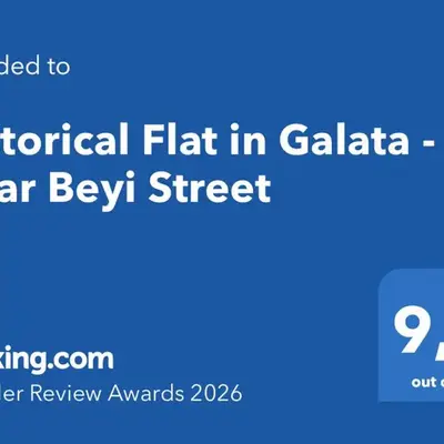 Historical Flat in Galata - Tatar Beyi Street - TRA 2026 Award-Winner