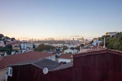 a view of a city with buildings in the background at Kuzguncuk Retreat W Stunning Views and Local Charm in Istanbul