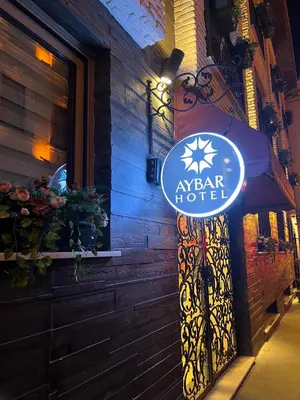 a sign for a star hotel on the side of a building at Aybar Hotel & Spa in Istanbul