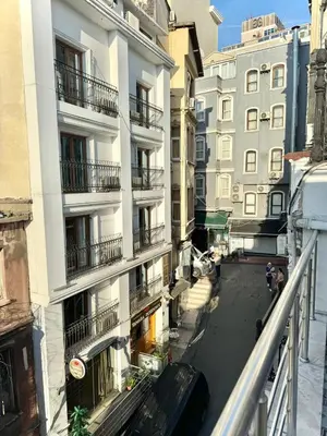 a view from a balcony of a building at Taksim Seven Residence in Istanbul
