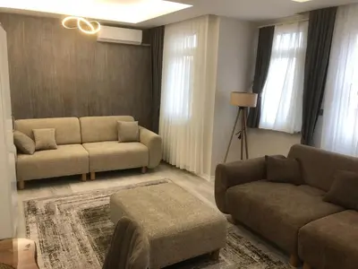 a living room with two couches and a couch at ZARA'S HOME in Istanbul in Istanbul