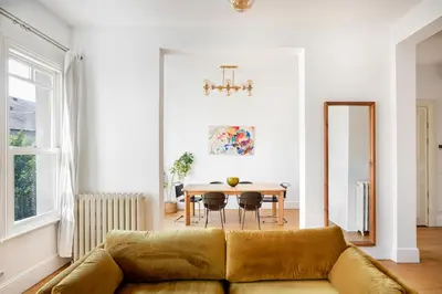 a living room with a couch and a table at NOA - Lüleci Hendek 54 in Istanbul