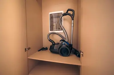a pair of headphones sitting on a shelf in a room at Galata Guest Teori in Istanbul