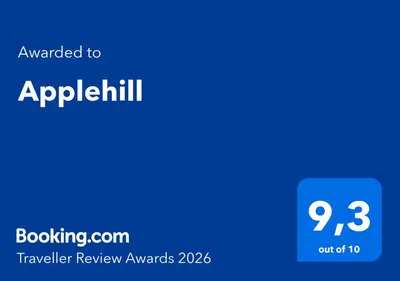 a blue screen with the text upgraded to app reliability at Applehill in Istanbul