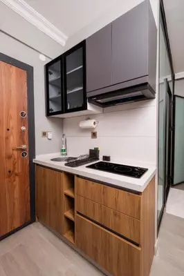 a kitchen with a sink and a counter top at Cozy Home in Historic Istanbul in Istanbul