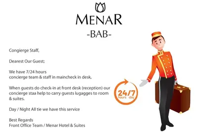 a man in a shirt and tie with a suitcase in his hand at BAB - by Menar Hotel in Istanbul