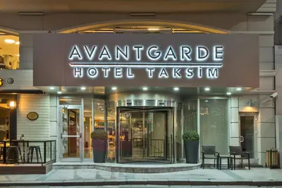 a hotel with a sign that reads ambassador hotel taksim at Avantgarde Urban Taksim in Istanbul