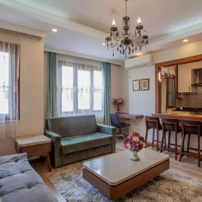 Super house 75 mt 2 bedrooms 1 living room Istanbul center