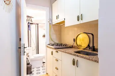 a bathroom with a sink and a toilet in it at Galata Hidden Apartments in Istanbul