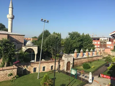 an old building with a street light on top of it at ELİTE HOTEL By MK in Istanbul