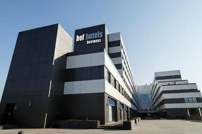 a building with a sign that reads not inject fumes at Bof Hotels Business in Istanbul