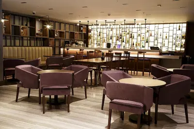 a restaurant with tables and chairs in a room at Bof Hotels Business in Istanbul