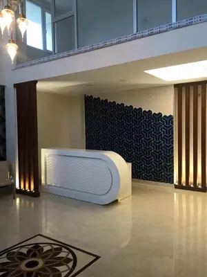 a large white object sitting on the floor in a room at İstanbulhome in Istanbul