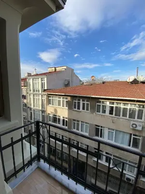 a balcony with a view of a building at Bono Apartments Kadıköy in Istanbul